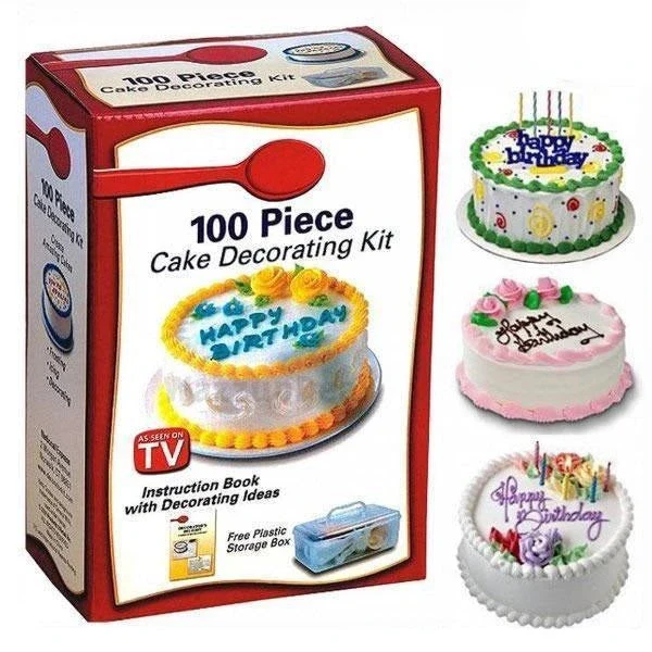 MEGA PACHET: SET 3 FORME DIN OTEL + SET 100 FORME PENTRU DECORARE TORTURI