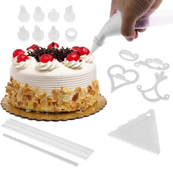 MEGA PACHET: SET 3 FORME DIN OTEL + SET 100 FORME PENTRU DECORARE TORTURI