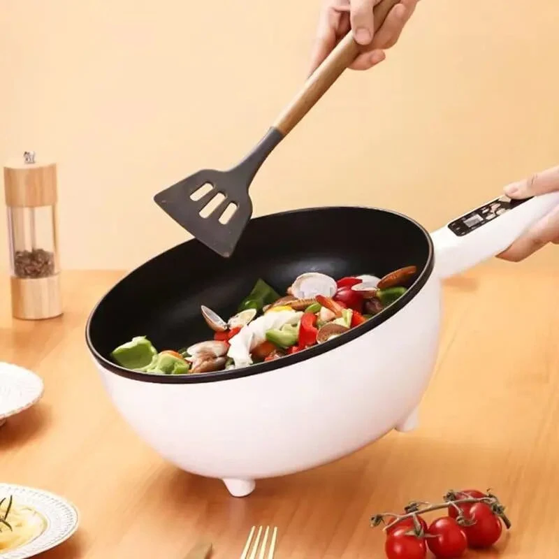 Tigaie Electrică Inteligentă 3L – 26cm, Multifuncțională | Ideală pentru Gătit Rapid & Sănătos