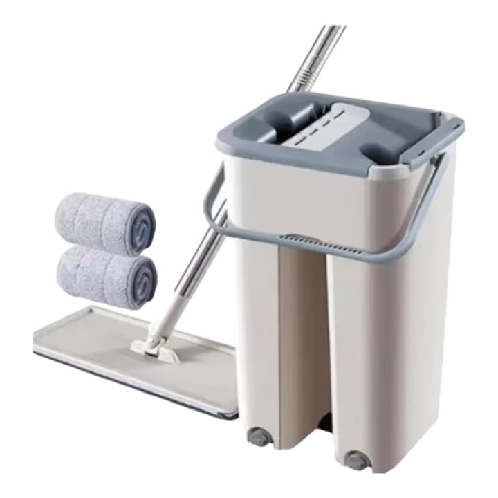 Mop Profesional PENDAN Scratch cu Doua Cuve de Spalare si Uscare