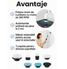 Perie electrica rotativa pentru curatare eficienta fara efort, maner extensibil, baterie reincarcabila si functionalitate fara fir pana la 2h, pentru diverse suprafete, cu 7 capete detasabile, 380 Rotatii pe Minut, Alb cu Gri