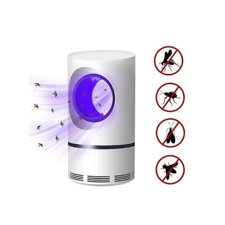 Aparat antiinsecte cu lampa UV si aspiratie