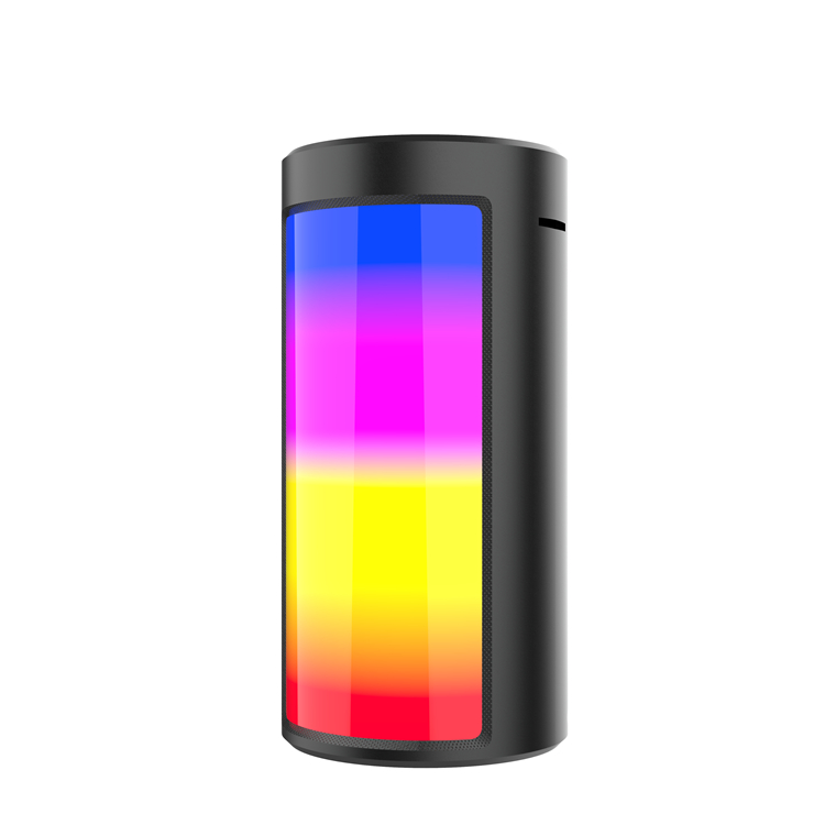 Boxa portabila 1201 cu leduri rgb bluetooth usb radio fm