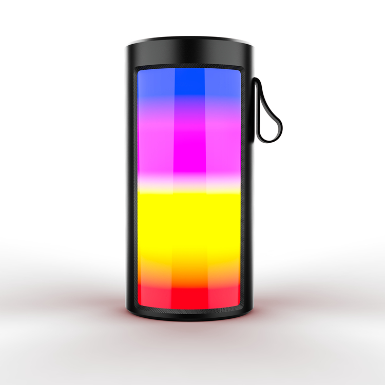 Boxa portabila 1201 cu leduri rgb bluetooth usb radio fm