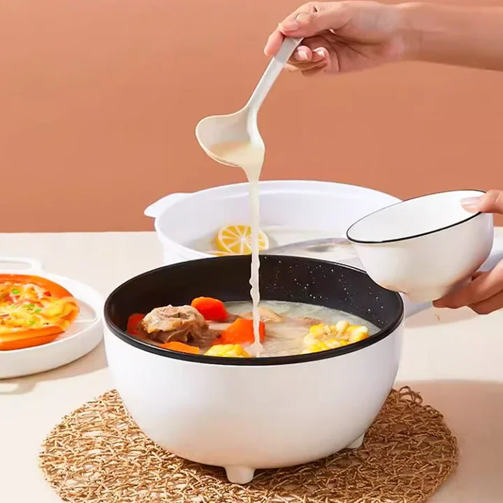 Tigaie Electrică Inteligentă 3L – 26cm, Multifuncțională | Ideală pentru Gătit Rapid & Sănătos