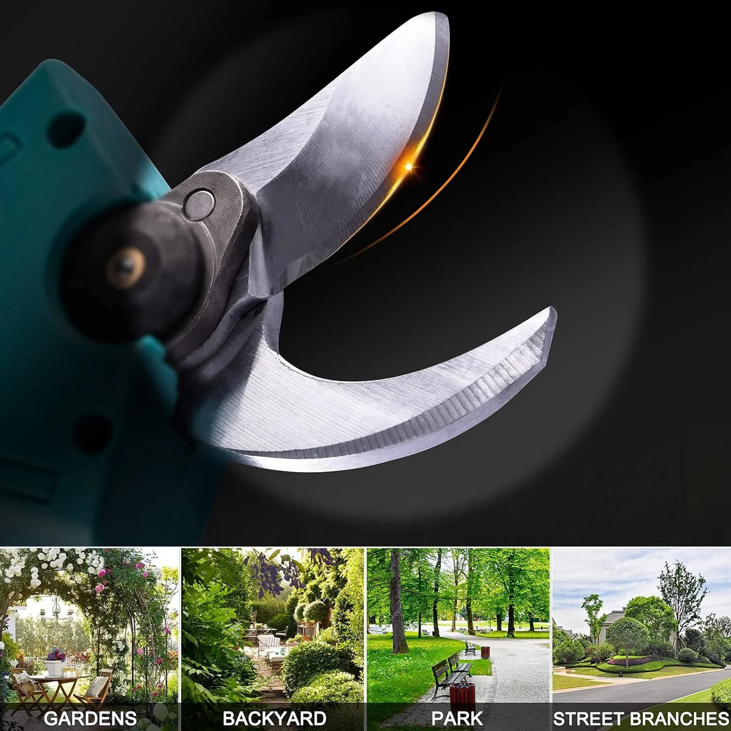 Foarfecă Electrică de Grădină cu 2 Acumulatori 24V – Tăiere până la 30 mm