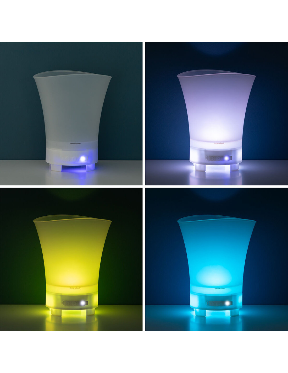 Frapieră LED cu boxă reîncărcabilă Sonice InnovaGoods