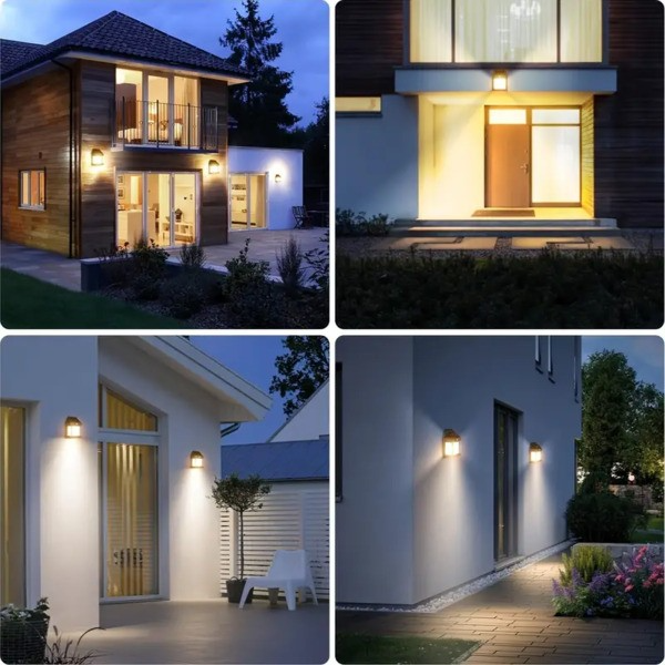 Set 3 Lămpi solare pentru exerior cu senzor de mișcare
