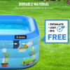 Piscina gonflabila pentru copii si adulti, cu 3 straturi si fund dublu 180cmx140cmx60cm