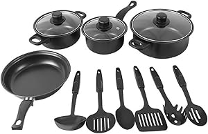 Set oale si ustensile bucatarie, 13 piese