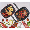 Tigaie Dublă cu Suprafață Anti-Aderentă, Grill și Clasică, Home Secret, 36 cm