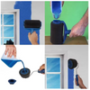 Set trafalet, cu umplere si rezervor cu recipient, brat extensibil si 2 accesorii pentru colturi, albastru