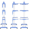 Uscator vertical pentru haine pe 3 nivele de uscare, inaltime 175cm