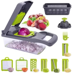 Razatoare Veggie Slicer 14 piese, lame inox + maner protectie
