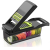 Razatoare Veggie Slicer 14 piese, lame inox + maner protectie